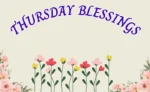 Thursday Blessings